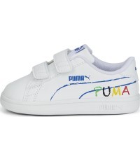 Детская обувь Puma Smash v2 Home School White 386201 02