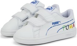 Puma Avalynė Vaikams Smash v2 Home School White 386201 02