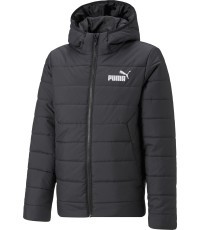 Куртка подростковая Puma Ess Hooded Padded чёрная 670559 01