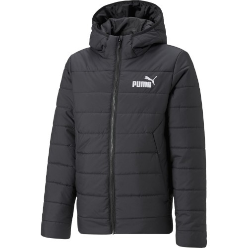 Puma Ess Hooded Padded Jacket Juniors Black 670559 01