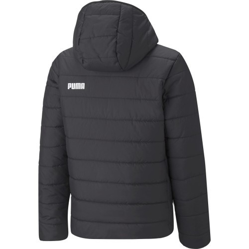 Куртка подростковая Puma Ess Hooded Padded чёрная 670559 01