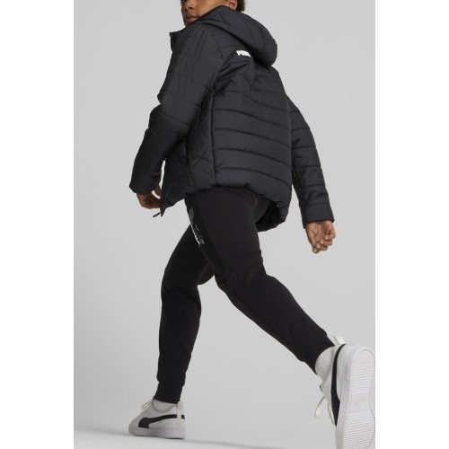 Puma Ess Hooded Padded Jacket Juniors Black 670559 01