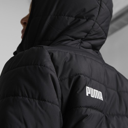 Puma Ess Hooded Padded Jacket Juniors Black 670559 01