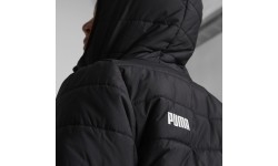 Куртка подростковая Puma Ess Hooded Padded чёрная 670559 01