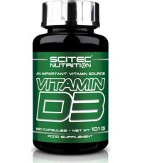 Scitec Nutrition Vitamin D3, 250 kaps.