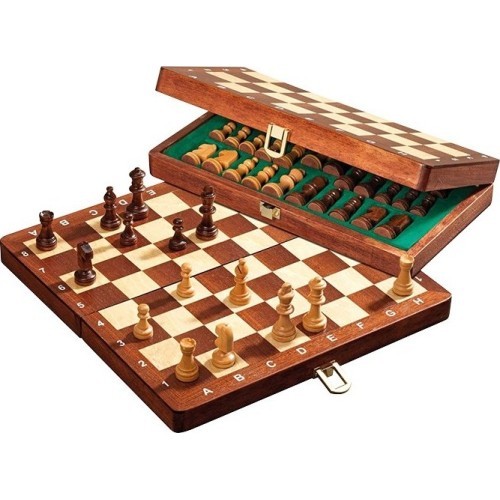 Kelioniniai šachmatai Philos Dlx, magnetiniai 26.5x13.5cm