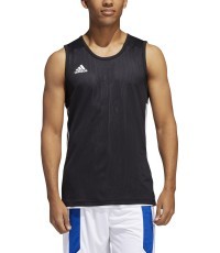 Adidas Krepšinio Marškinėliai 3G Spee Rev Jrs Black White DX6385