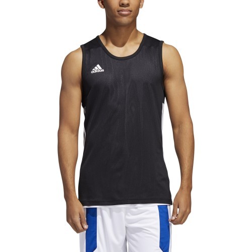 Adidas Basketball Jersey 3G Spee Rev Jrs Black White DX6385