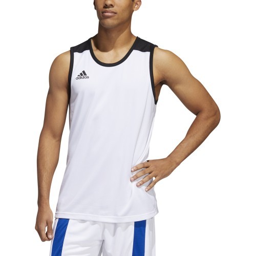 Adidas Krepšinio Marškinėliai 3G Spee Rev Jrs Black White DX6385