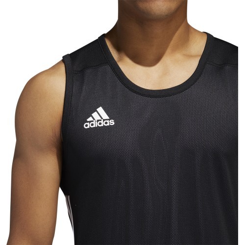Adidas Krepšinio Marškinėliai 3G Spee Rev Jrs Black White DX6385