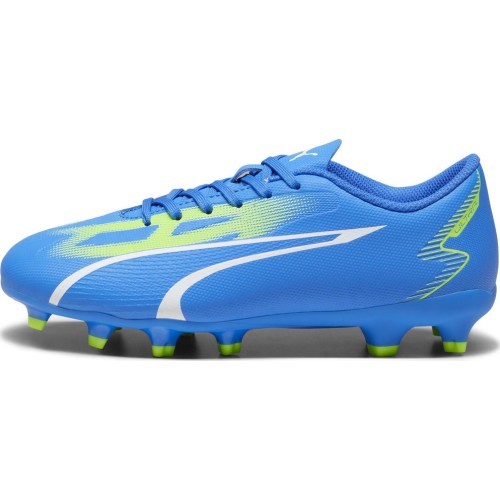 Футбольные бутсы Puma Ultra Play FG/AG Jr для подростков, Ultra Blue Green 107530 03