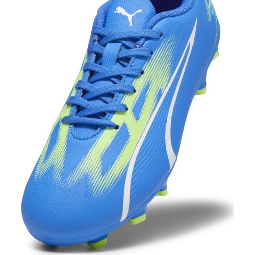 Puma Ultra Play FG/AG Jr Football Boots Junior Ultra Blue Green 107530 03