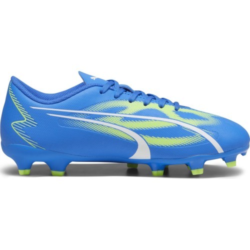 Puma Ultra Play FG/AG Jr Football Boots Junior Ultra Blue Green 107530 03