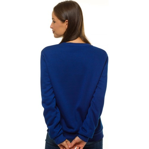 J.Style Women's Fleece Sweatshirt Navy 68W01-66