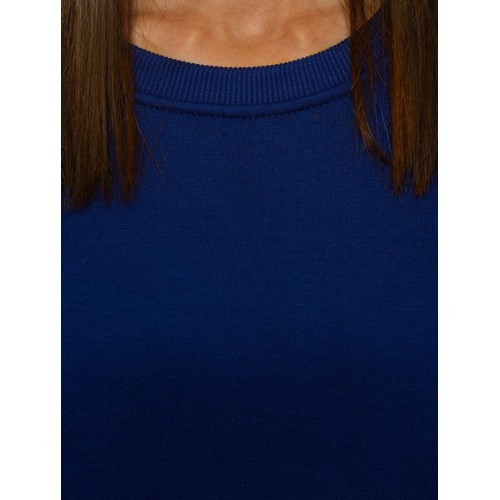 J.Style Women's Fleece Sweatshirt Navy 68W01-66