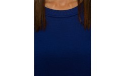 J.Style Women's Fleece Sweatshirt Navy 68W01-66