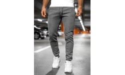 J.Style Men's Trousers Grey 68XW01-5