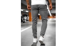 J.Style Men's Trousers Grey 68XW01-5