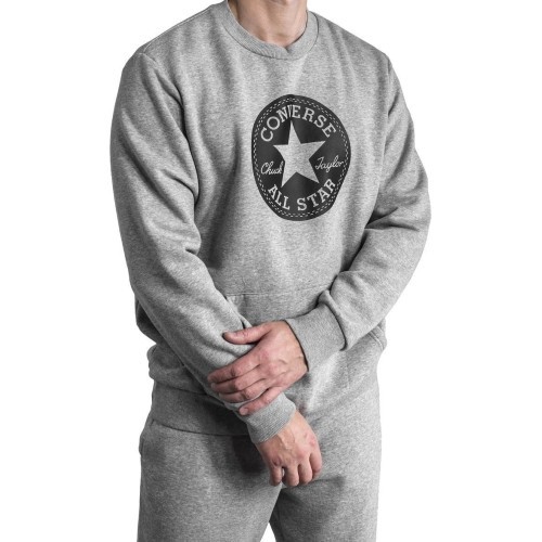 Converse Džemperis Chuck Patch Graphic Crew VGH Grey  10005825 035