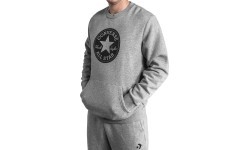 Converse Chuck Patch Graphic Crew Sweatshirt VGH Grey 10005825 035