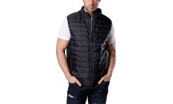 J.Style Men's Vest Black 8MY77-1