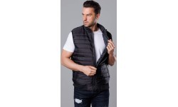Мужской жилет J.Style Black 8MY77-1