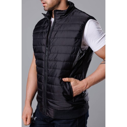 J.Style Men's Vest Black 8MY77-1