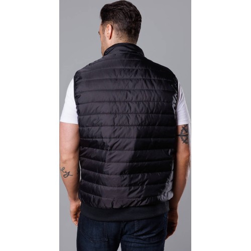 J.Style Men's Vest Black 8MY77-1