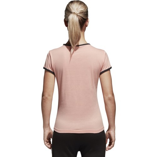 Adidas W Sid Slim Tee Pink Black CF1440