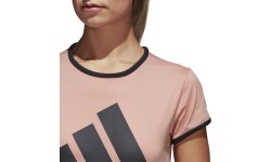 Женская футболка Adidas W Sid Slim Tee Pink Black CF1440