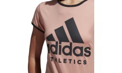 Adidas W Sid Slim Tee Pink Black CF1440