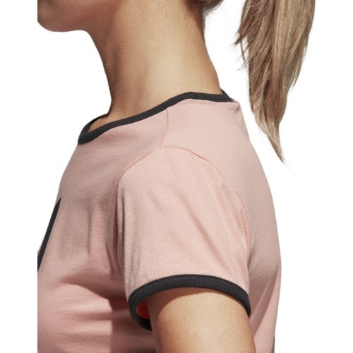 Adidas Palaidinė W Sid Slim Tee Pink Black CF1440