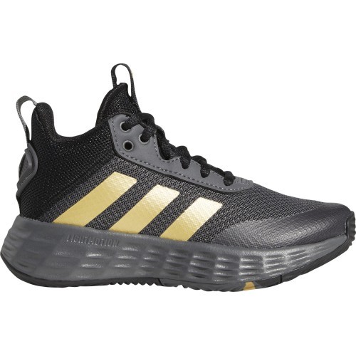 Баскетбольные кроссовки Adidas OwnTheGame 2.0 Jr, серый/желтый