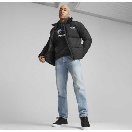 Мужская куртка Puma BMW MMS Ess Padded, чёрная 621300 01