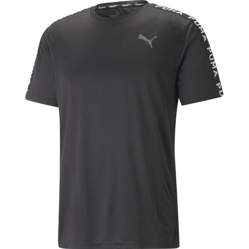 Мужская беговая футболка Puma Fit Taped Tee Black 523190 01