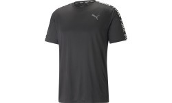 Puma Fit Taped Tee Men's Running Shirt Black 523190 01