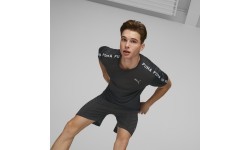 Мужская беговая футболка Puma Fit Taped Tee Black 523190 01