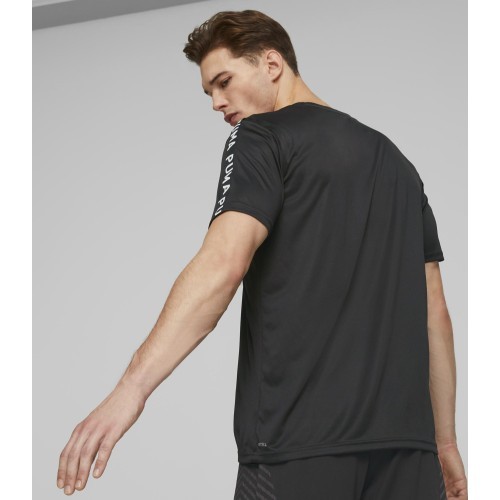 Мужская беговая футболка Puma Fit Taped Tee Black 523190 01