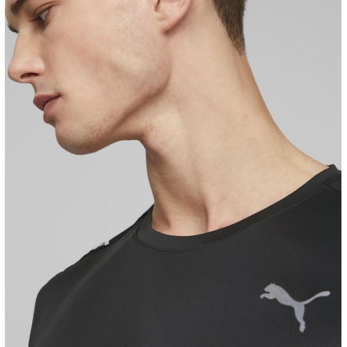 Puma Fit Taped Tee Men's Running Shirt Black 523190 01