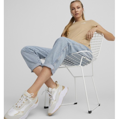 Puma Ess+ Embroidery Women's Top Creamy 848331 89