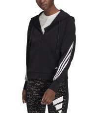 Adidas W FI 3S FZ Hoodie Women's Sweatshirt Black GL0339