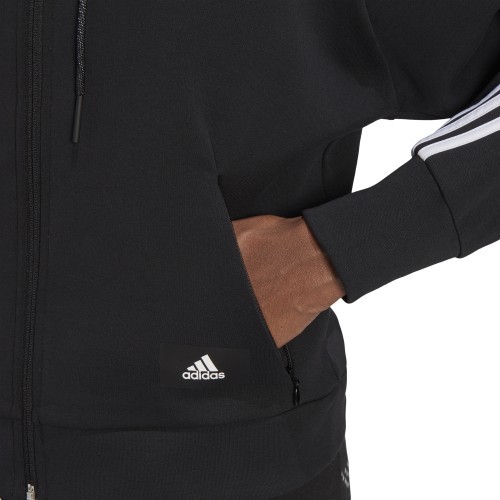 Adidas Džemperis Moterims W Fi 3s Fz Hoodie Black GL0339