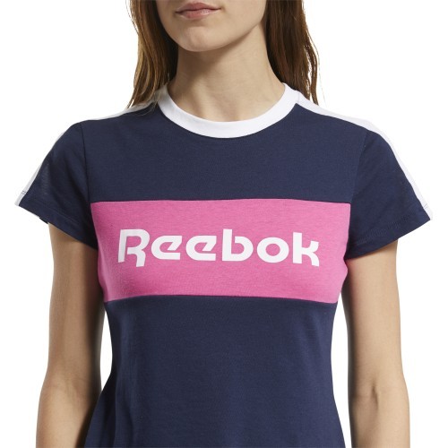 Reebok Palaidinė Moterims Te Linear Logo Deta Blue