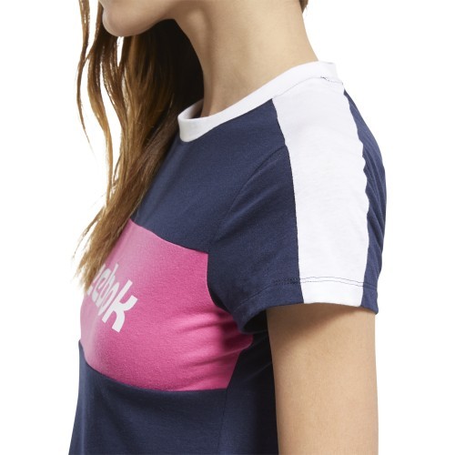 Reebok Palaidinė Moterims Te Linear Logo Deta Blue
