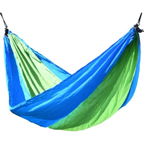 Hamakas Cattara Nylon, žalias/mėlynas, 275x137 cm