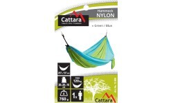 Hamakas Cattara Nylon, žalias/mėlynas, 275x137 cm
