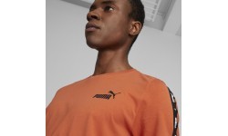 Puma Men's T-Shirt Ess+ Tape Tee Orange 847382 94