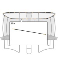 Apsauginis tinklas Ultim Safety Net DLX XL – tento vamzdžių rinkinys 5x5