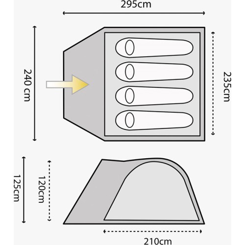 Tent Highlander Juniper 4