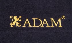 Adam Towel Black with Sleeve 33x16cm